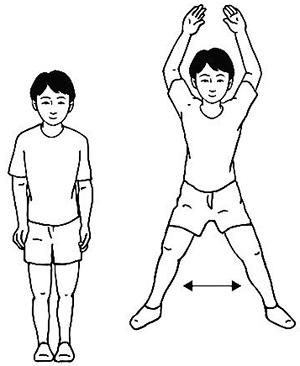 Lower limb coordination exercises clearance